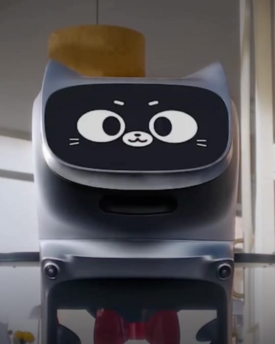 BellaBot serving robot in a restaurant